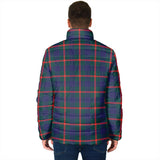 Clan Agnew Modern Crest Tartan Padded Jacket RF6