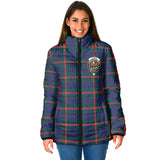 Clan Agnew Modern Crest Tartan Padded Jacket RF6