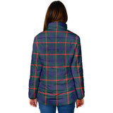 Clan Agnew Modern Crest Tartan Padded Jacket RF6