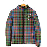 Clan Aikenhead Crest Tartan Padded Jacket RF7