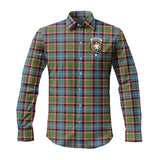 Clan Aikenhead Crest Tartan Long Sleeve Shirt PC975