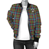 Clan Aikenhead Crest Tartan Bomber Jacket ZJ7