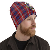 Clan Ainslie Crest Tartan Beanies Hat LC8