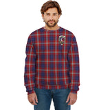 Clan Ainslie Crest Tartan Sweatshirt HC975