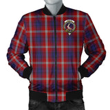 Clan Ainslie Crest Tartan Bomber Jacket ZJ8