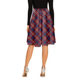 Clan Ainslie Tartan Melete Pleated Midi Skirt V1185