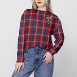 Clan Ainslie Crest Tartan Sweatshirt HC975