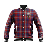 Clan Ainslie Crest Tartan Baseball Jacket JM974