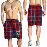 Clan Ainslie Crest Tartan Mens Shorts NS974