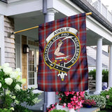 Clan Ainslie Crest Tartan Flag CF8