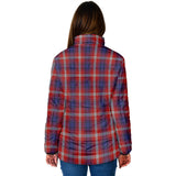 Clan Ainslie Crest Tartan Padded Jacket RF8