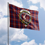 Clan Ainslie Crest Tartan Flag CF8