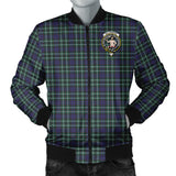 Clan Allardice Crest Tartan Bomber Jacket ZJ10