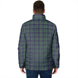 Clan Allardice Crest Tartan Padded Jacket RF10