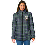 Clan Allardice Crest Tartan Padded Jacket RF10