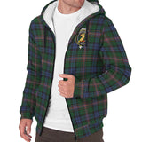 Clan Allison Crest Tartan Sherpa Hoodie CT971