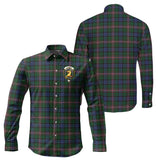 Clan Allison Crest Tartan Long Sleeve Shirt PC970