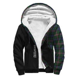 Clan Allison Crest Tartan Sherpa Hoodie Curve Style CE969