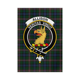 Clan Allison Crest Tartan Flag CF12