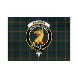 Clan Allison Crest Tartan Flag CF12