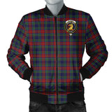 Clan Allison Red Crest Tartan Bomber Jacket ZJ11