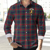 Clan Allison Red Crest Tartan Long Sleeve Shirt PC971