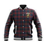 Clan Allison Red Crest Tartan Baseball Jacket JM971