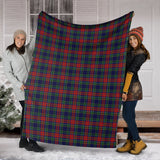 Clan Allison Red Tartan Blanket U17