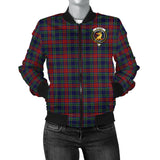 Clan Allison Red Crest Tartan Bomber Jacket ZJ11