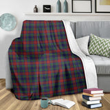 Clan Allison Red Tartan Blanket U17