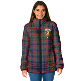 Clan Allison Red Crest Tartan Padded Jacket RF11