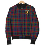 Clan Allison Red Crest Tartan Bomber Jacket ZJ11