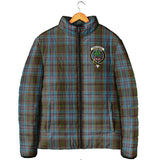 Clan Anderson Crest Tartan Padded Jacket RF17