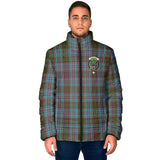 Clan Anderson Crest Tartan Padded Jacket RF17