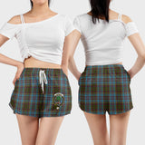 Clan Anderson Crest Tartan Womens Shorts NW2157