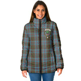 Clan Anderson Crest Tartan Padded Jacket RF17