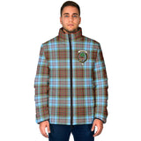 Clan Anderson Ancient Crest Tartan Padded Jacket RF13