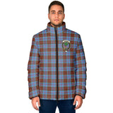 Clan Anderson Modern Crest Tartan Padded Jacket RF15