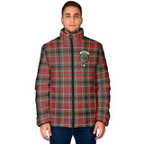 Clan Anderson of Arbrake Crest Tartan Padded Jacket RF16