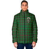 Clan Anstruther Crest Tartan Padded Jacket RF18