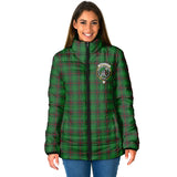 Clan Anstruther Crest Tartan Padded Jacket RF18