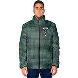 Clan Arbuthnot Crest Tartan Padded Jacket RF21