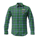 Clan Arbuthnot Ancient Crest Tartan Long Sleeve Shirt PC963