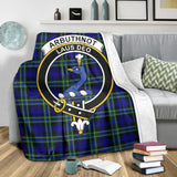 Clan Arbuthnot Modern Crest Tartan Blanket UC21