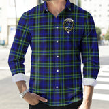 Clan Arbuthnot Modern Crest Tartan Long Sleeve Shirt PC962