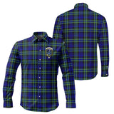 Clan Arbuthnot Modern Crest Tartan Long Sleeve Shirt PC962