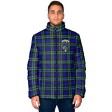 Clan Arbuthnot Modern Crest Tartan Padded Jacket RF20