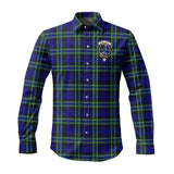 Clan Arbuthnot Modern Crest Tartan Long Sleeve Shirt PC962