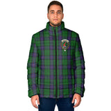 Clan Armstrong Crest Tartan Padded Jacket RF24