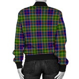 Clan Arnott Crest Tartan Bomber Jacket ZJ25